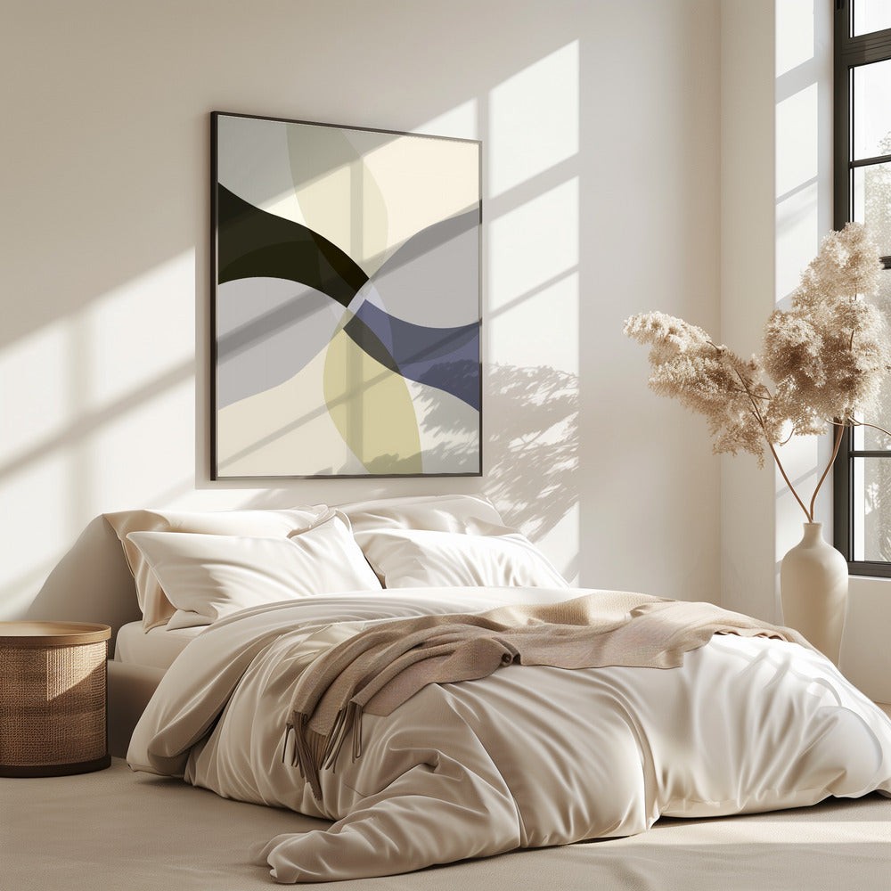 Abstracte neutrale vormen print 3 | Poster