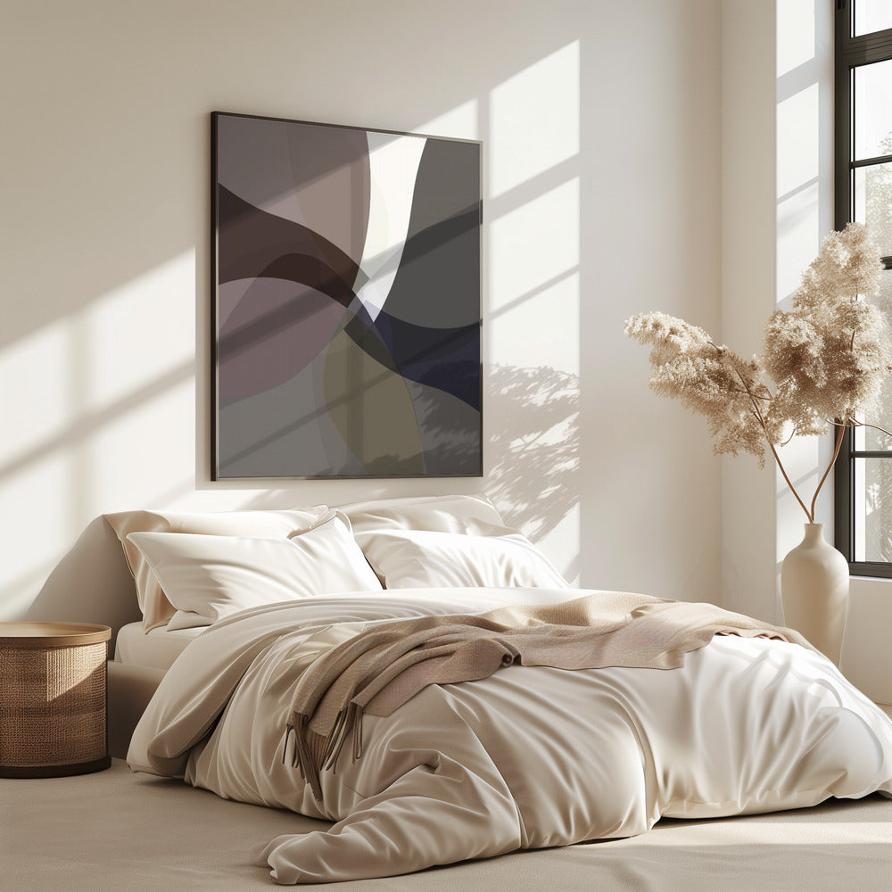 Abstracte neutrale vormen print 5 | Poster