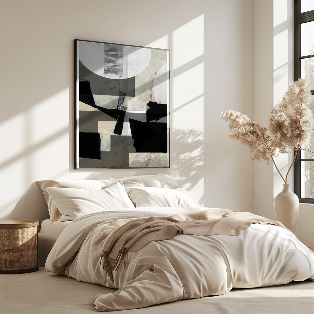 Monochrome compositie nr. 1 | Poster