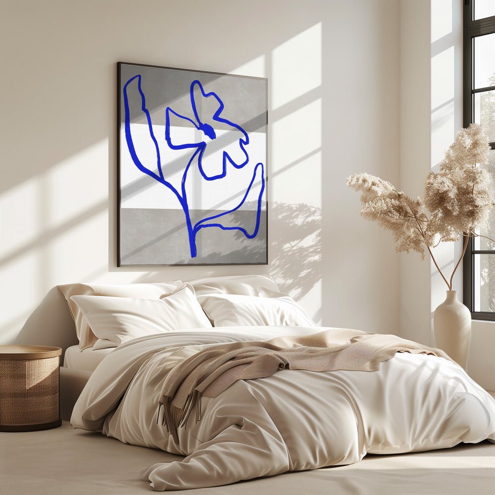 Blauwe Lijn Bloesem | Poster