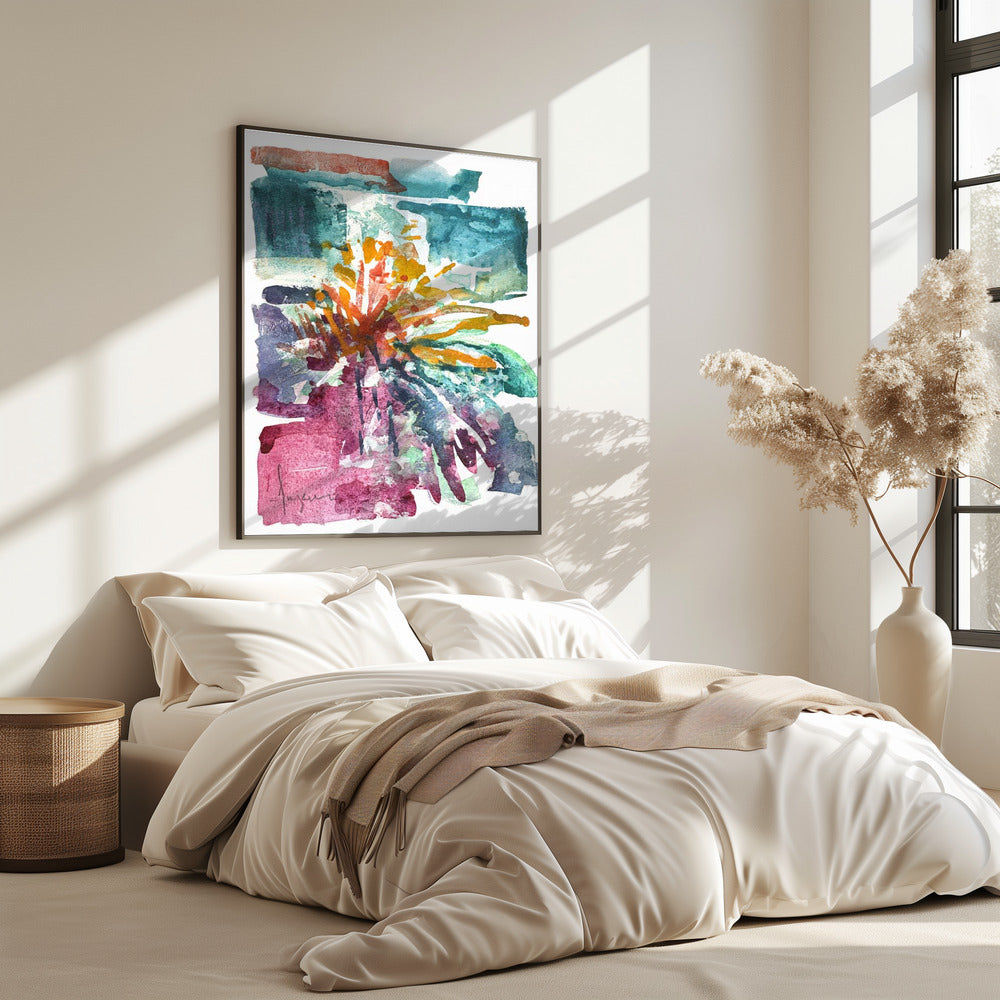 Orchideeën Passie Aquarel | Poster