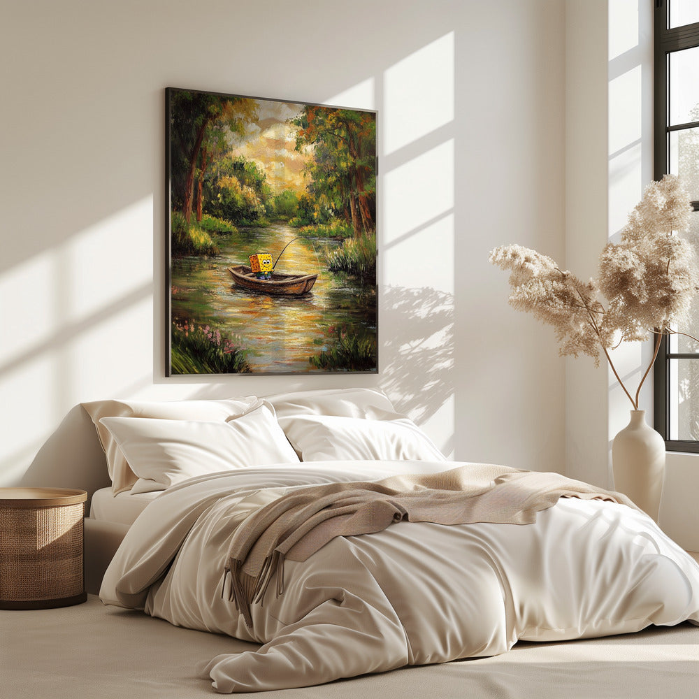 Bob bij de rivier | Poster