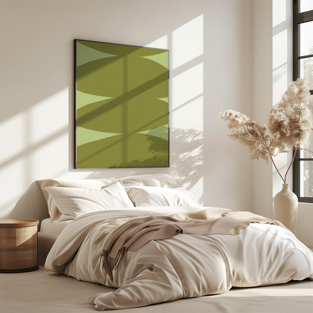 Groene Harmonievormen | Poster