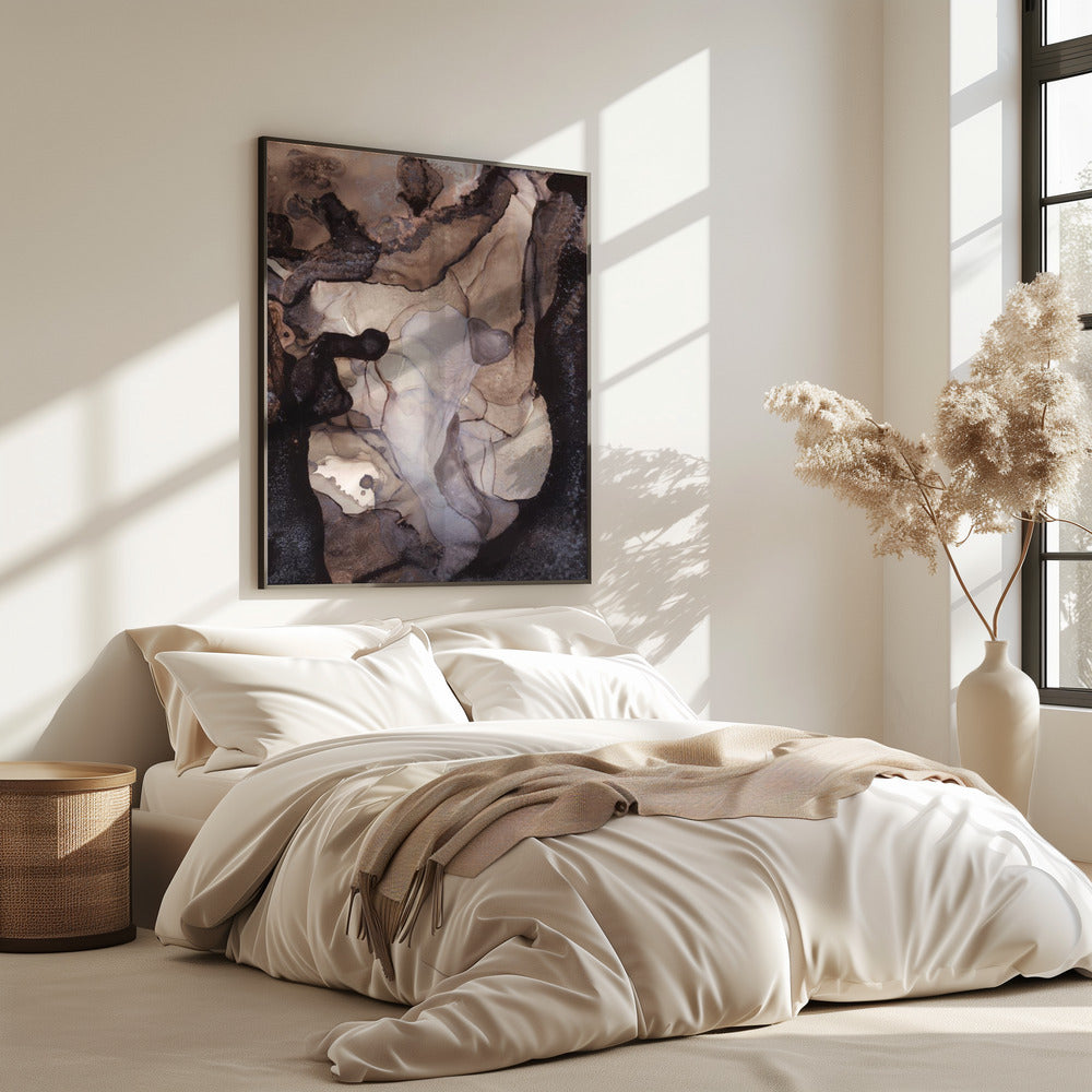Organic Shapes in Earthy Tones | Poster