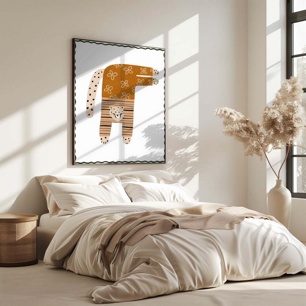 Speelse Cheetah | Poster