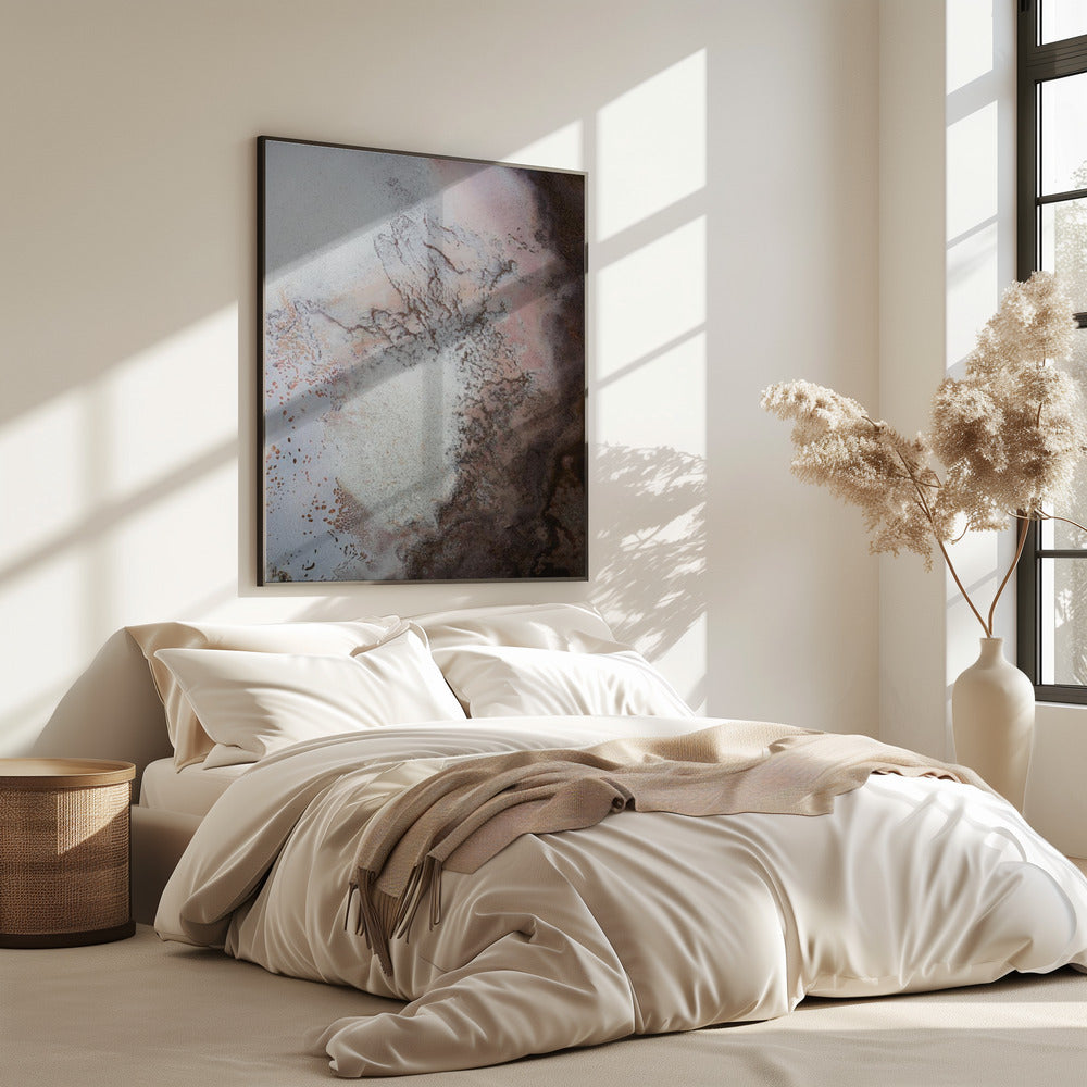 Lake Eyre Upscaled - rode aarde vibes | Poster