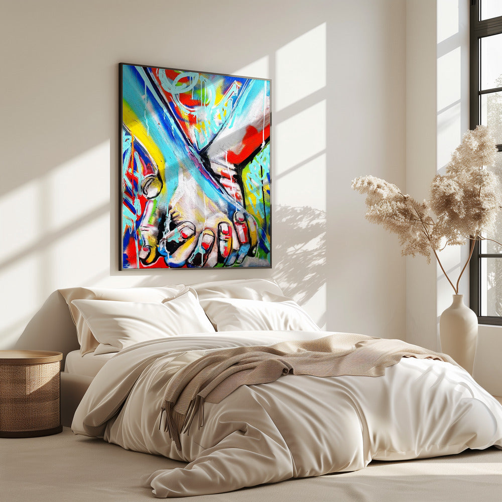 Levendige straatkunst | Poster