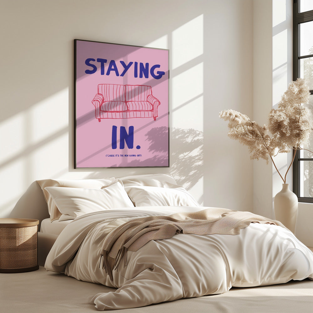Comfortzone op de bank | Poster
