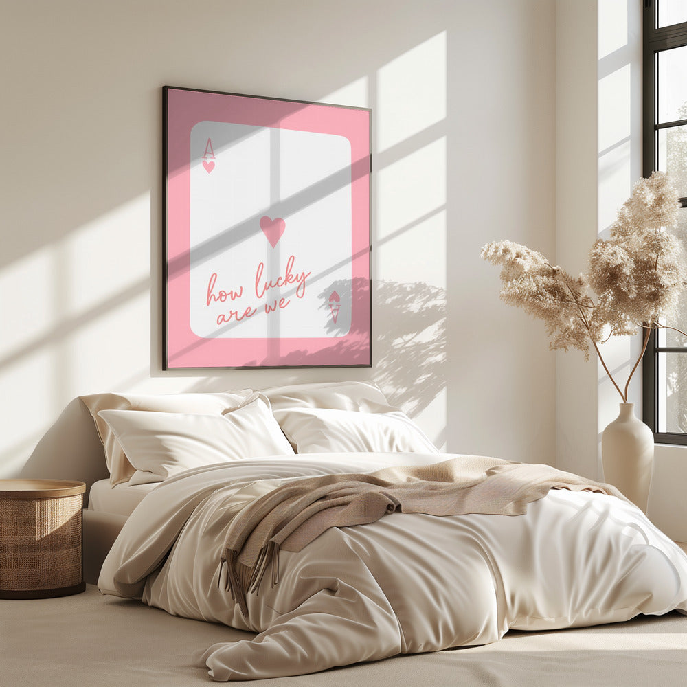 Wat hebben wij een geluk, Ace Pink | Poster