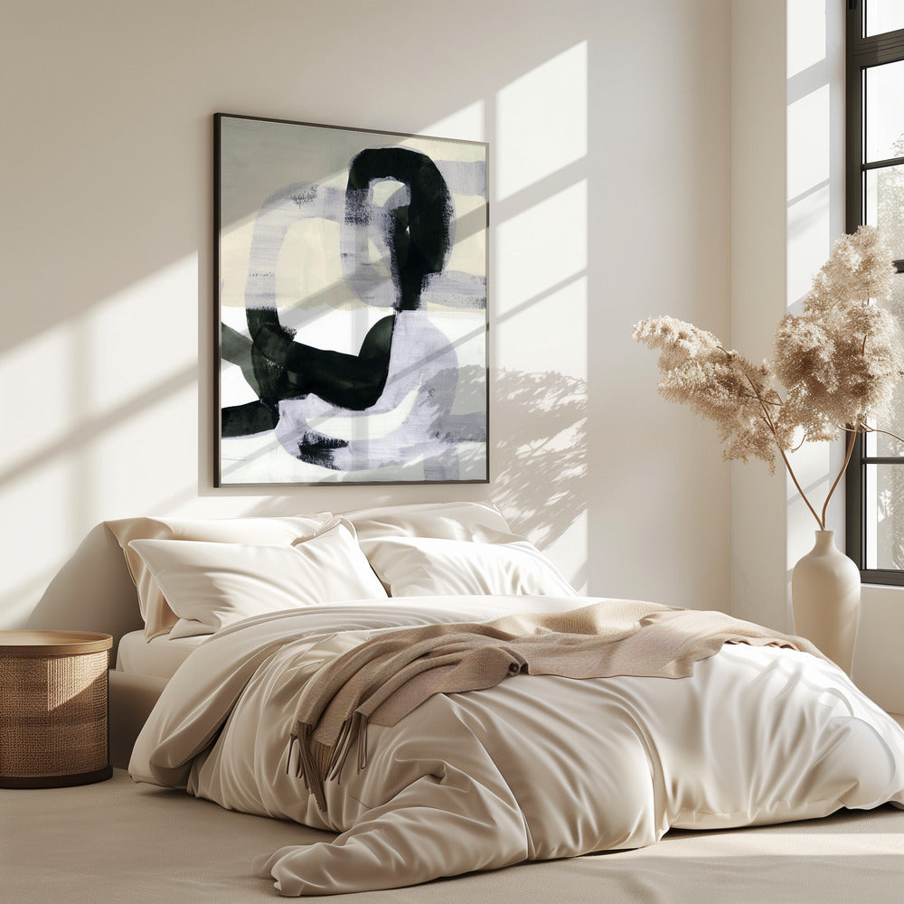 Zwart-wit gebaren | Poster