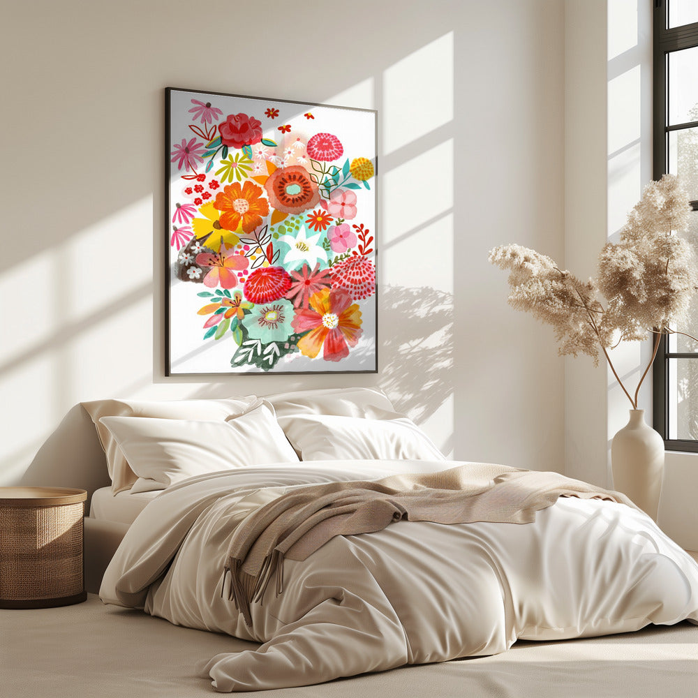 Summer Garden In Full Bloom | Poster