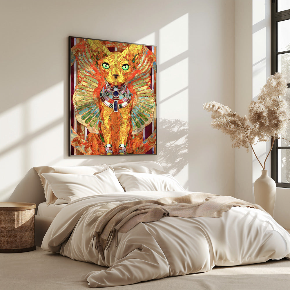 Gestileerde Sfinxkat | Poster