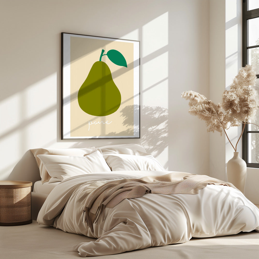 La Poire (donkergroen) | Poster