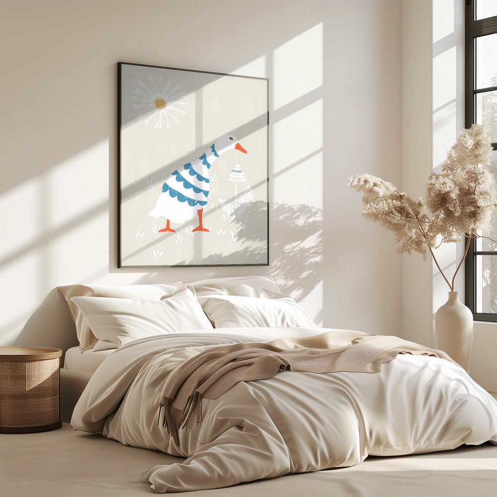 Gansjes in de zon | Poster