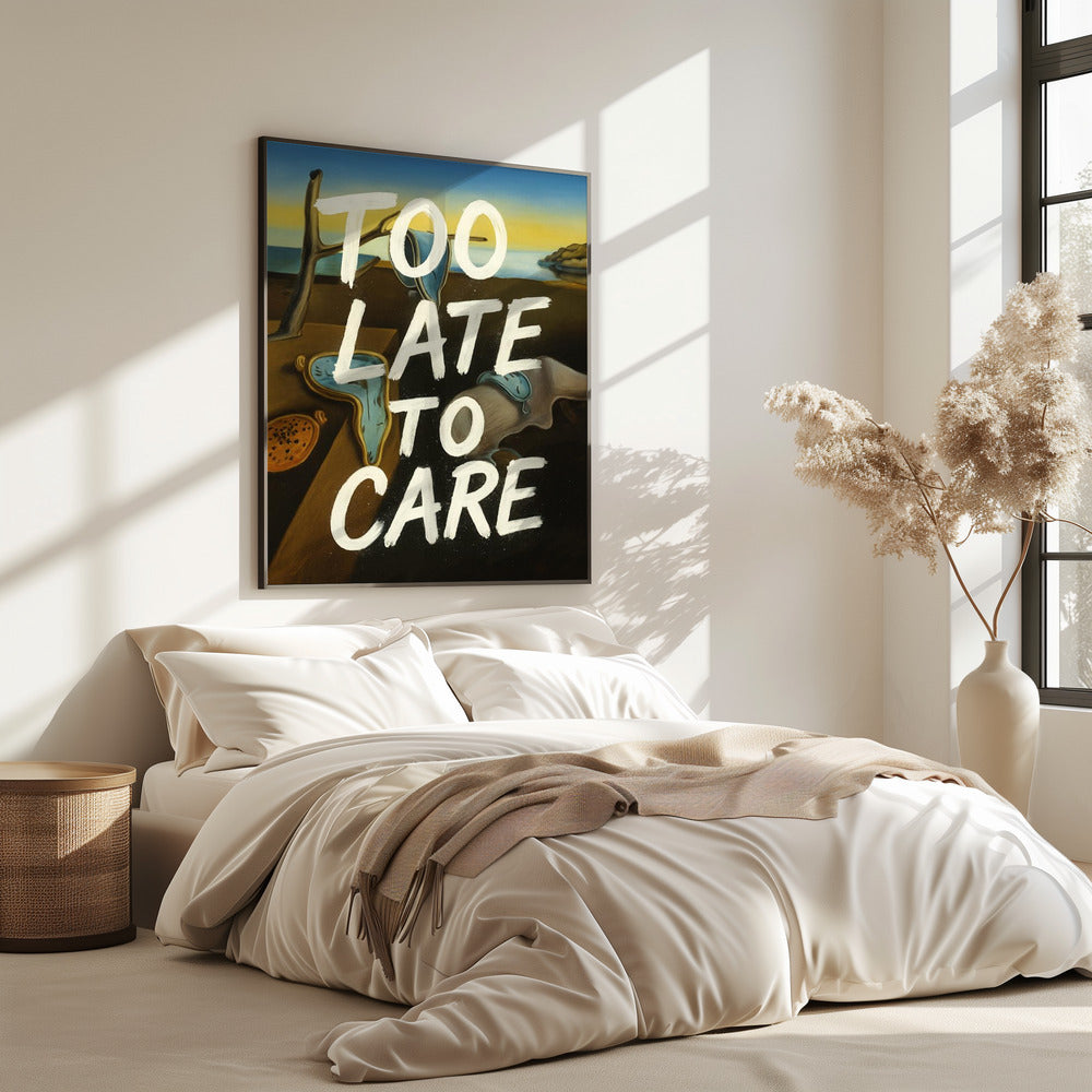 Te laat om je zorgen te maken | Poster