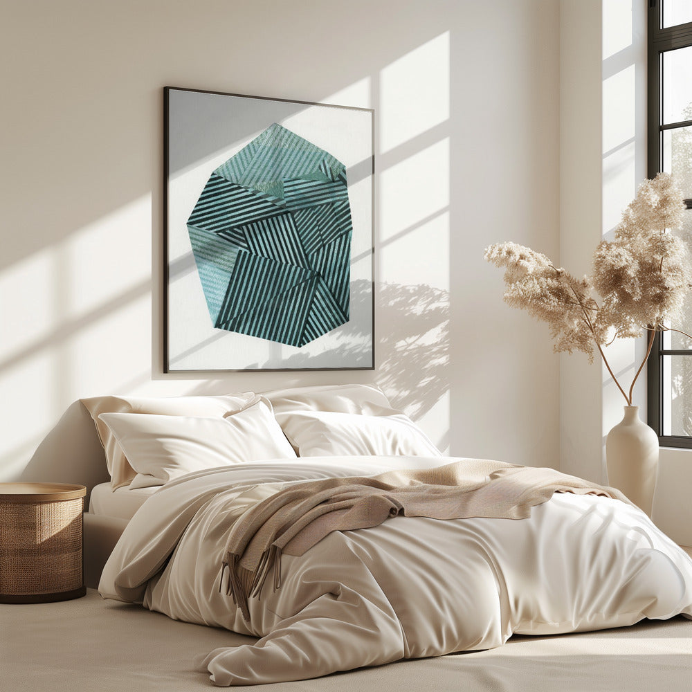 Gestreepte Steen II. | Poster
