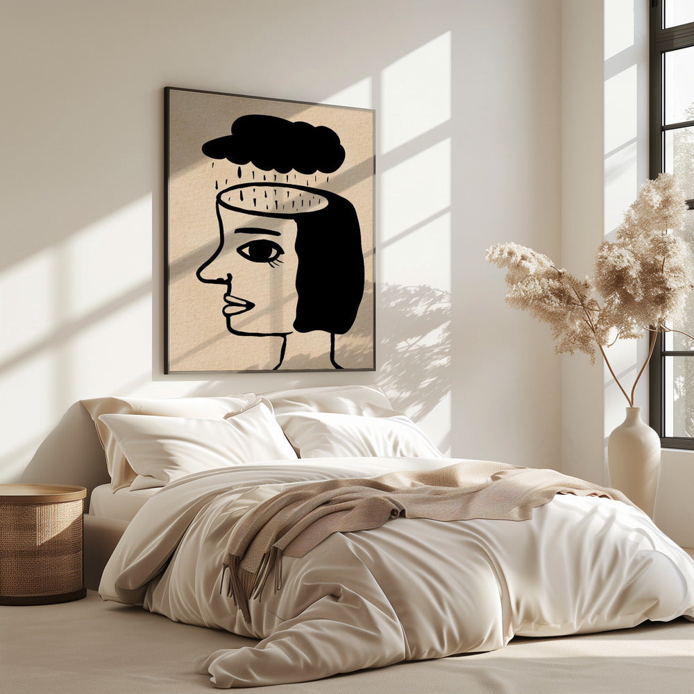 Schone hersenen, allemaal weggespoeld. | Poster