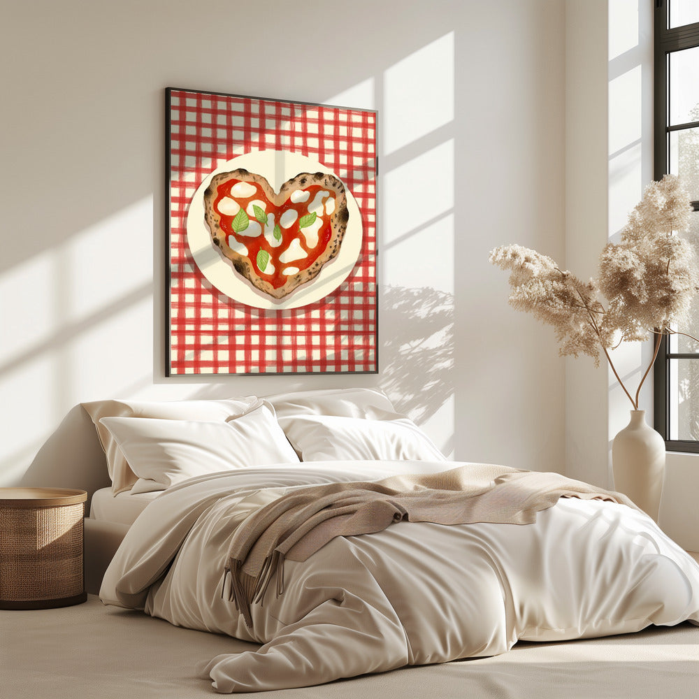 Pizza Hart gecontroleerd | Poster