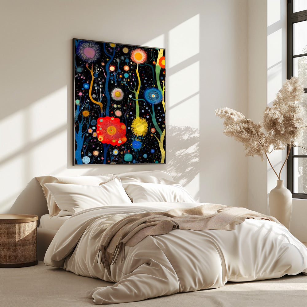 Levendige Hemelse Tuin | Poster