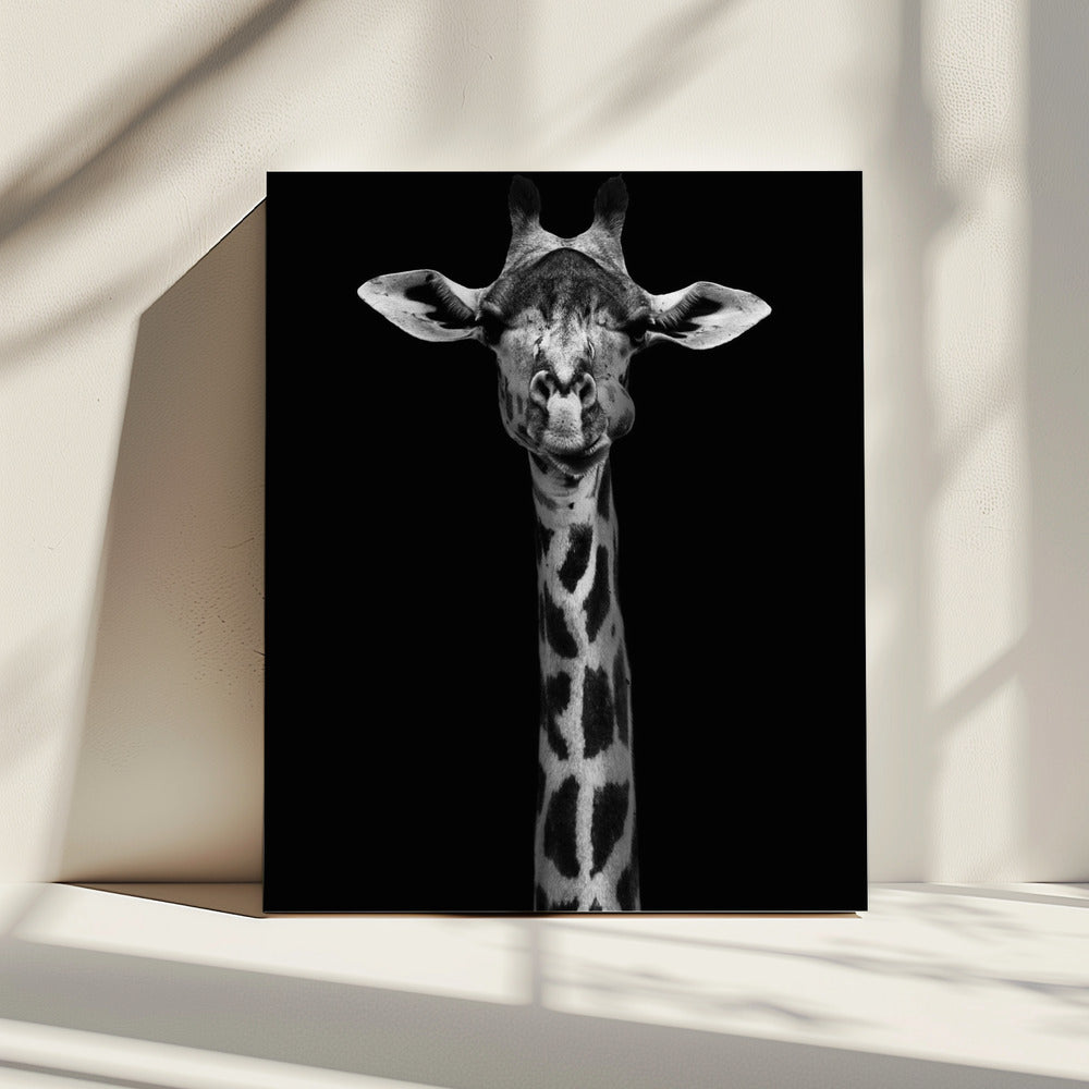Girafportret | Canvas