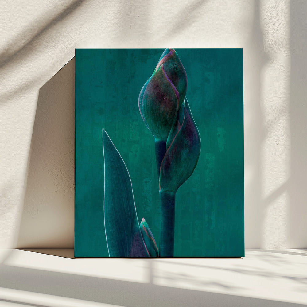Blauwe charade. | Canvas