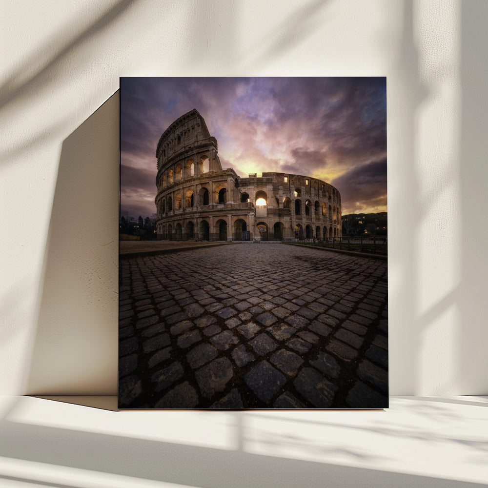 Tres luces geen bruine perdidas. | Canvas