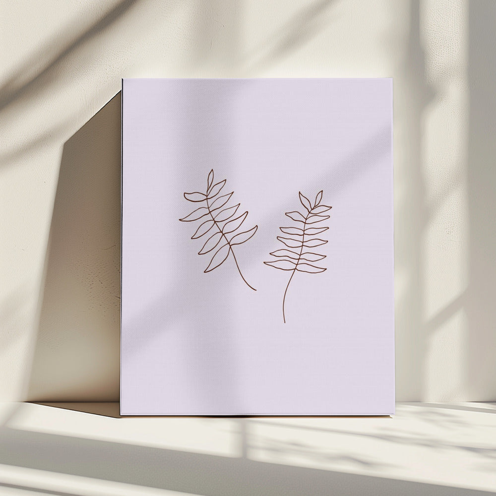 Twee twijgen | Canvas