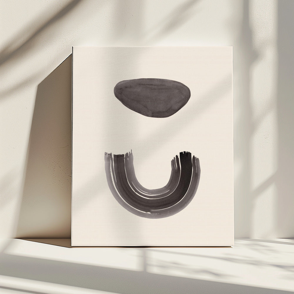 Boog en steen | Canvas