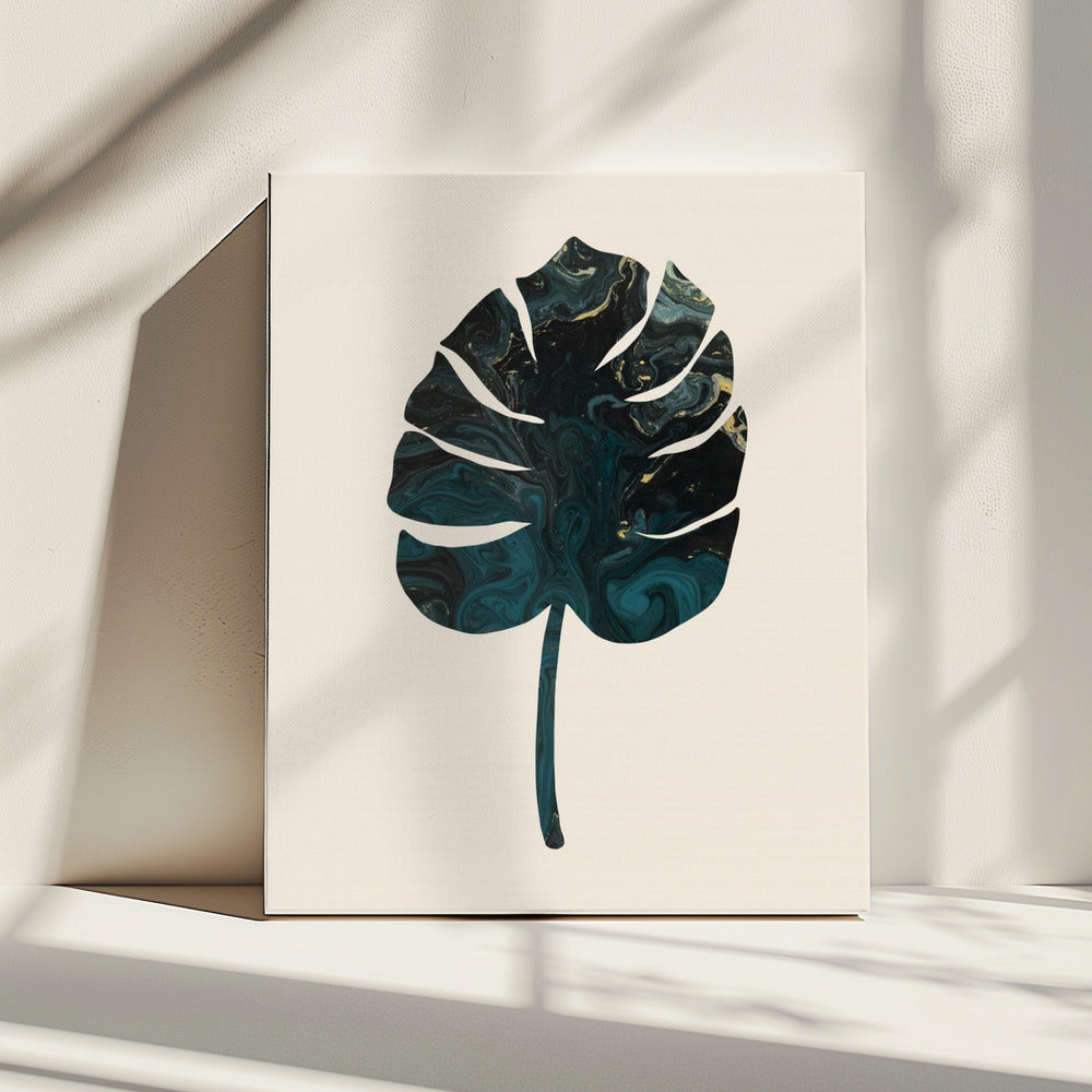 Monstera Marmergroen | Canvas