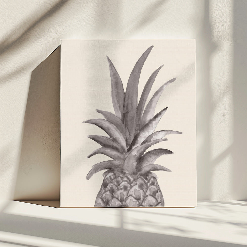 Inkt Ananas | Canvas