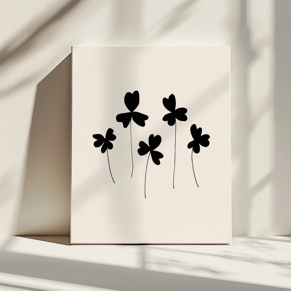Zwarte zuring | Canvas