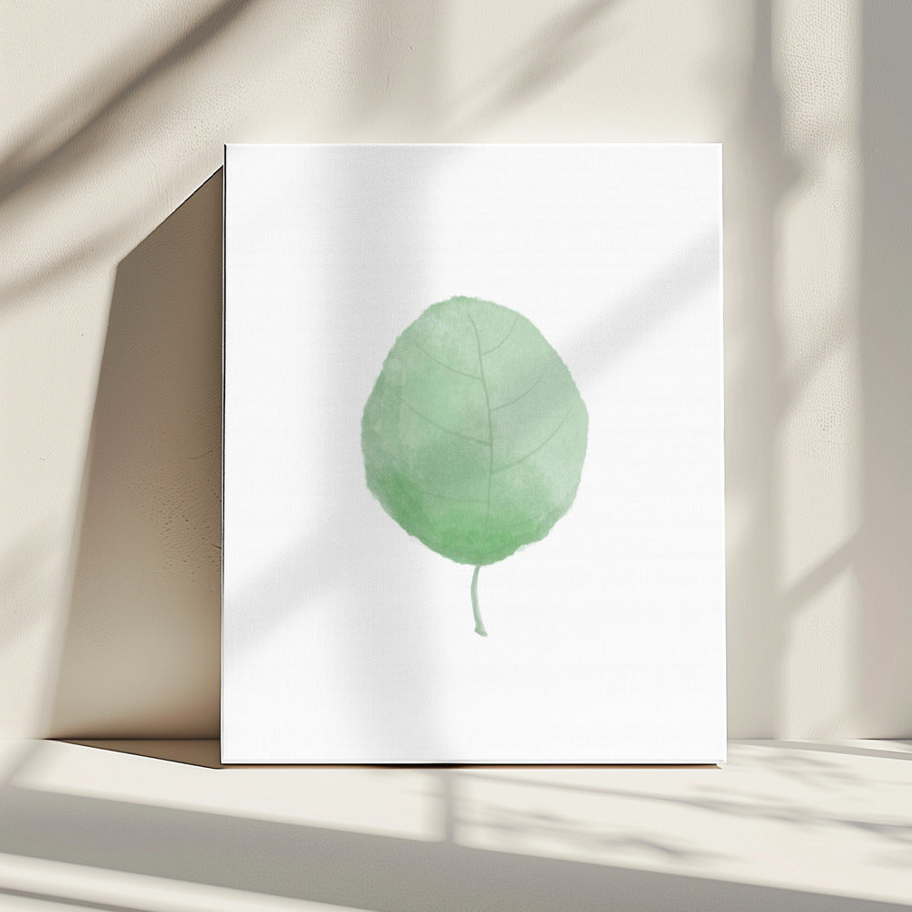 Enkel blad | Canvas