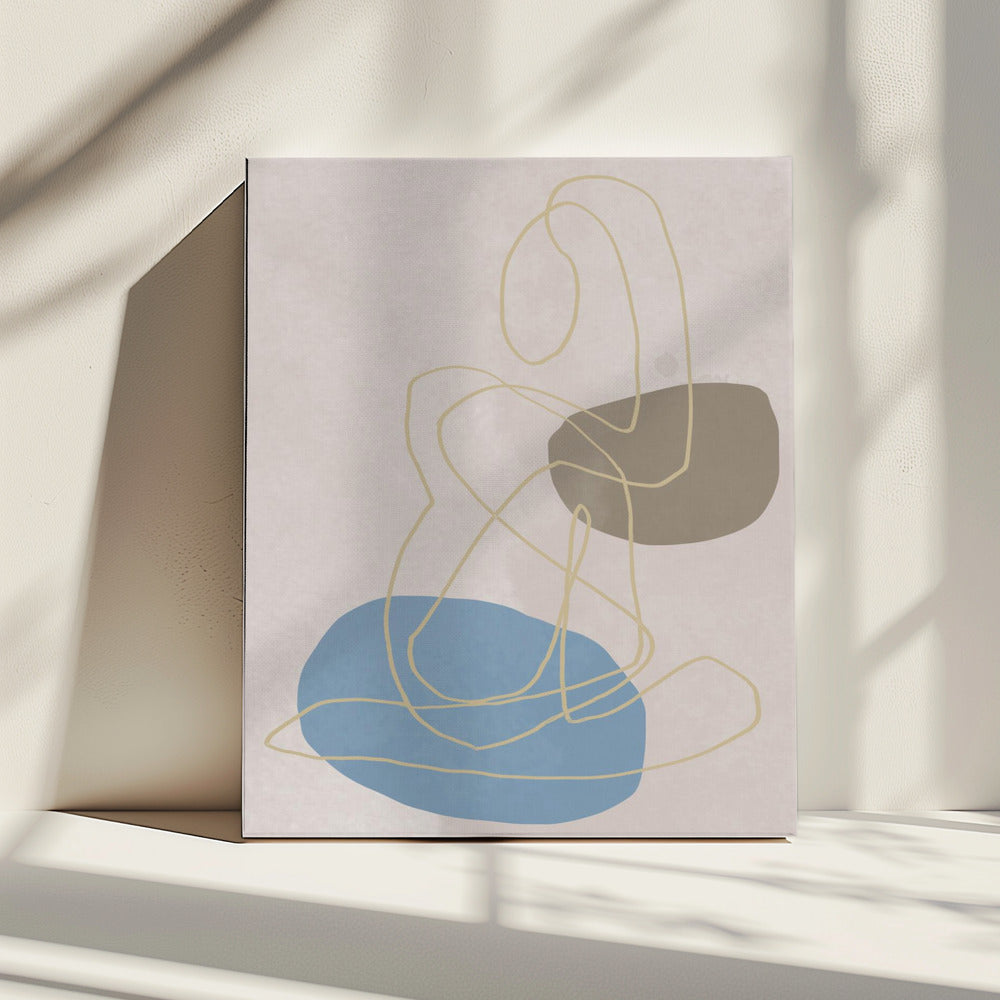 Gouden Lijnen | Canvas
