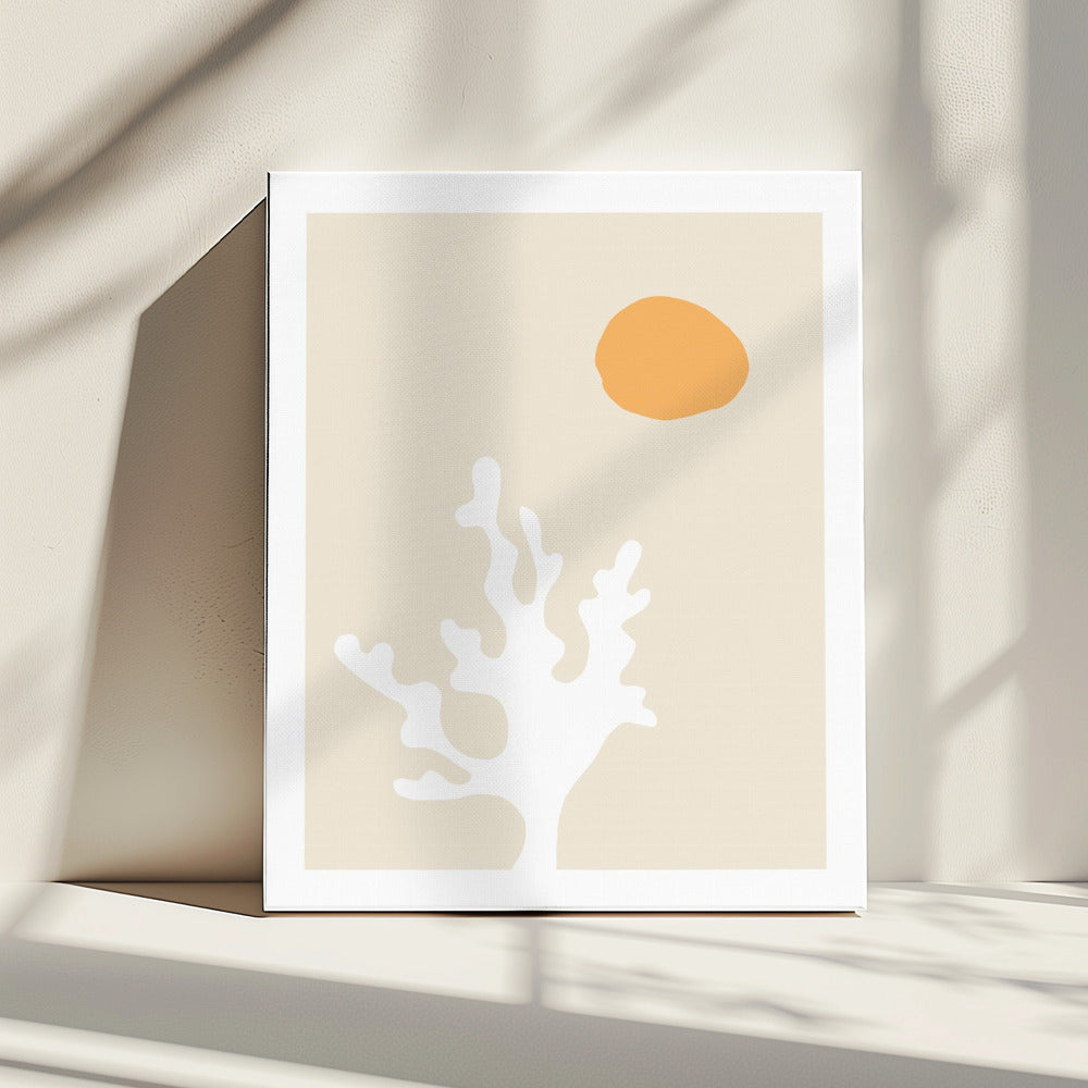 Zeewier in de zon | Canvas