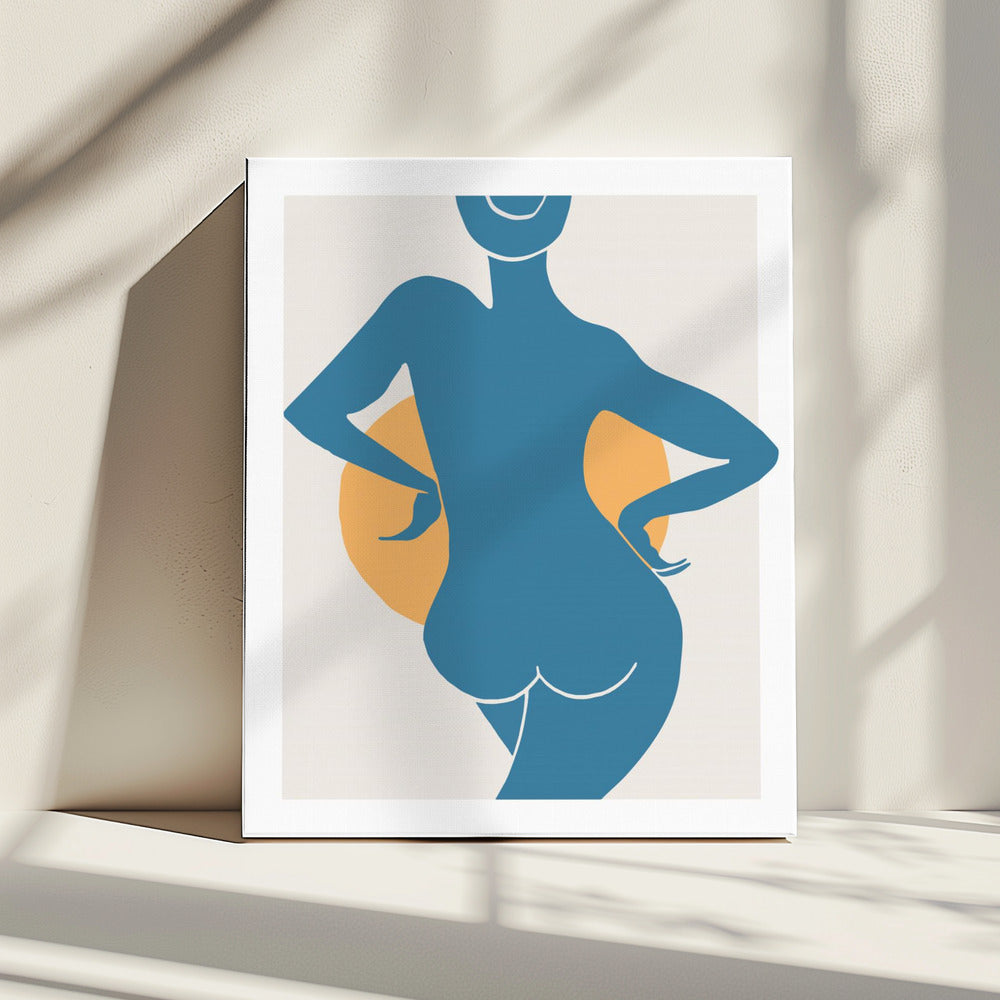 Blauwe Vrouw | Canvas