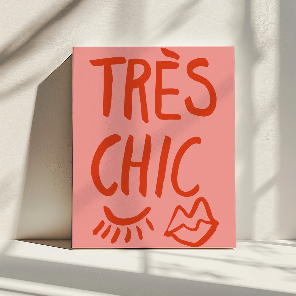 Zeer chique roze | Canvas