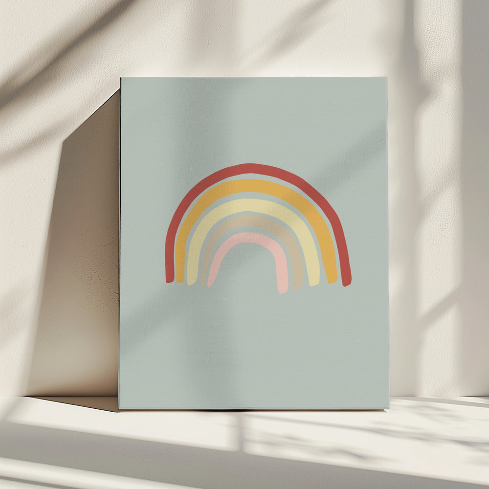Regenbooggroen | Canvas