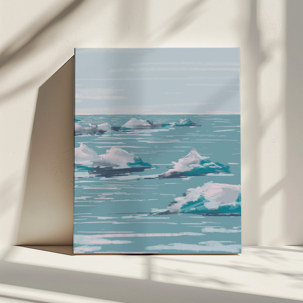 Zeegezicht | Canvas