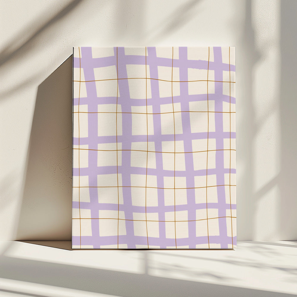 Lila raster | Canvas