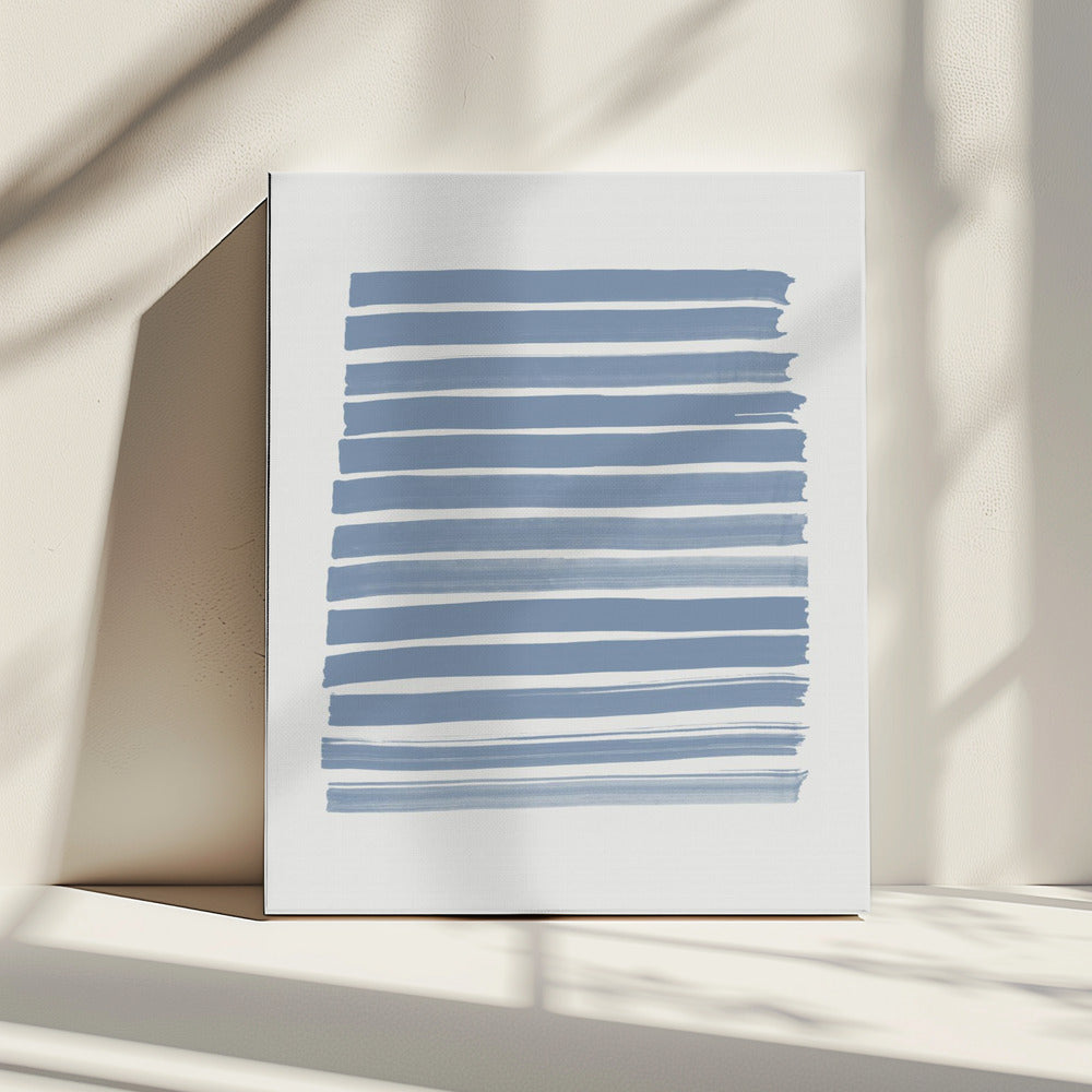 Blauwe Strepen | Canvas