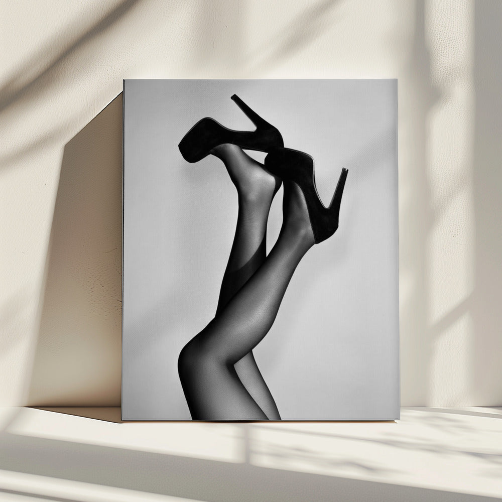 Fluwelen pumps | Canvas
