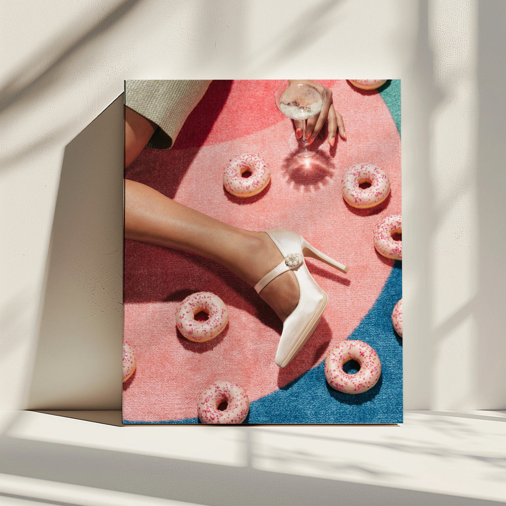 Roze Picknick #02 | Canvas