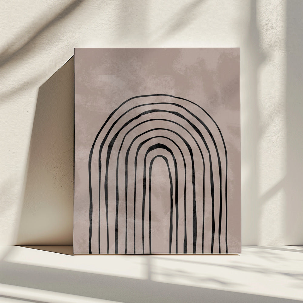 Arch_one way_004_zwart | Canvas