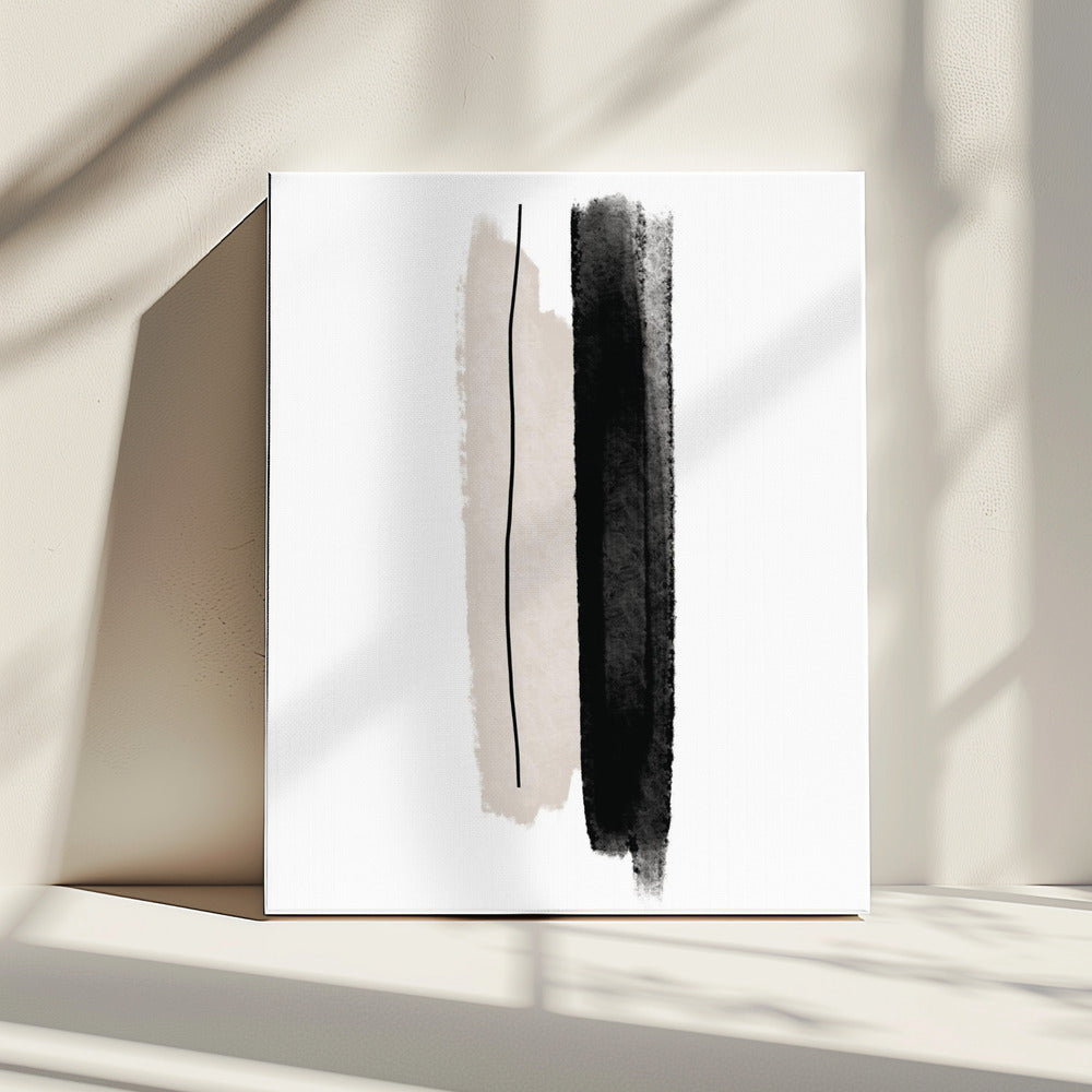 Monochroom evenwicht | Canvas