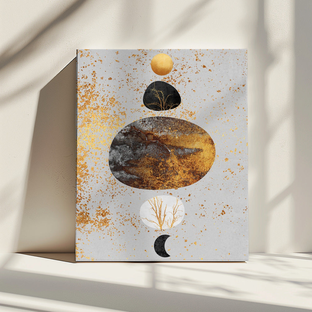 Zon en maan | Canvas