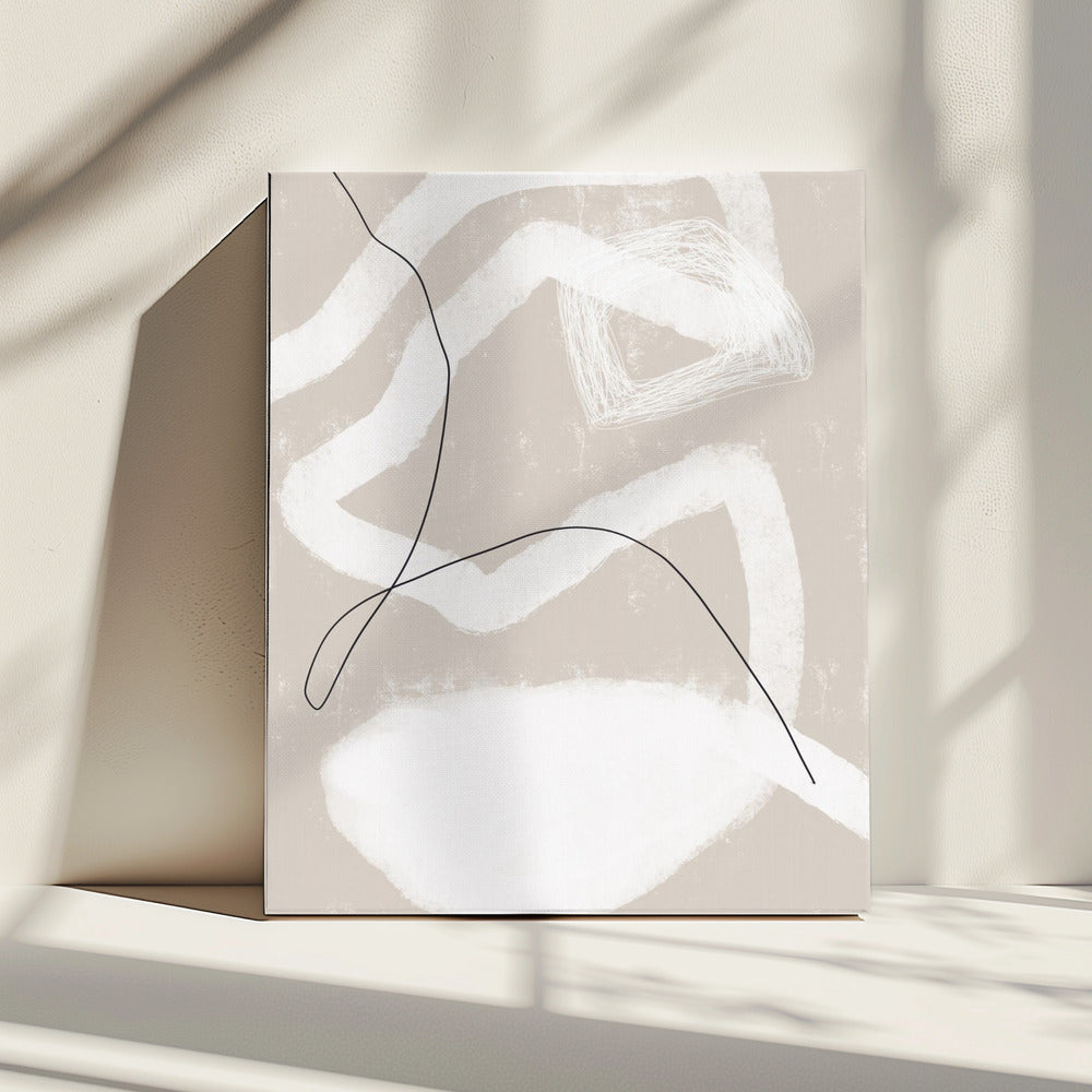 Organische lijnen en vormen | Canvas