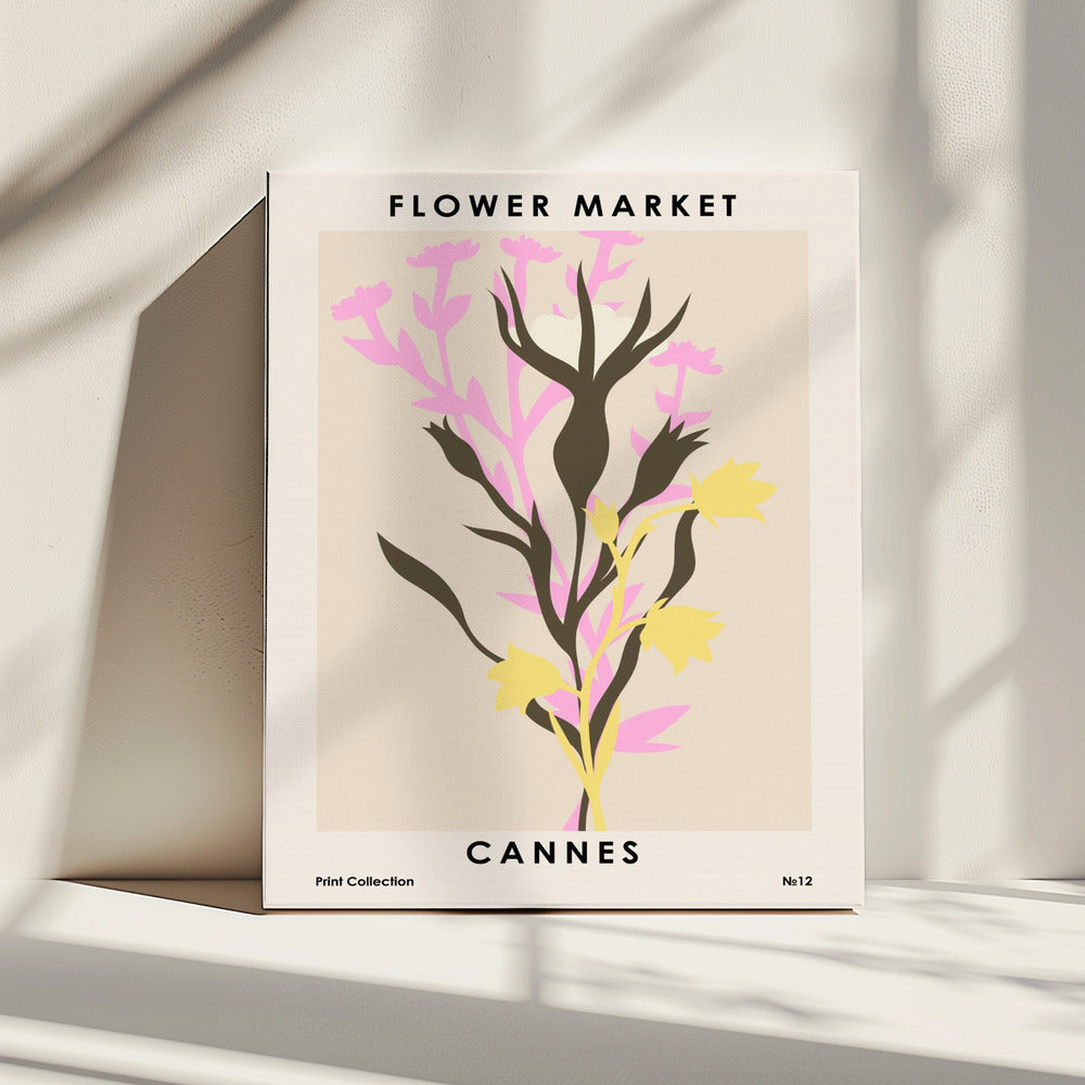 Bloemenmarkt Cannes | Canvas