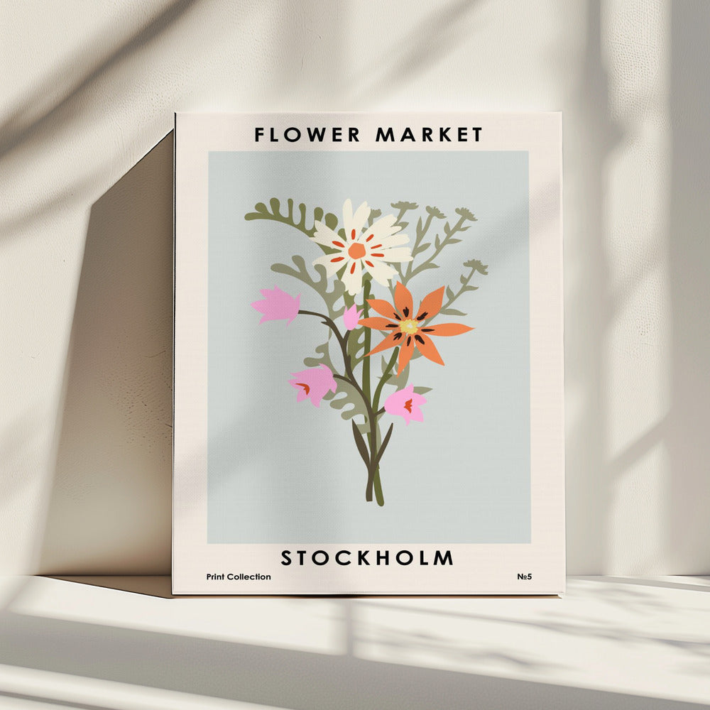 Bloemenmarkt Stockholm | Canvas