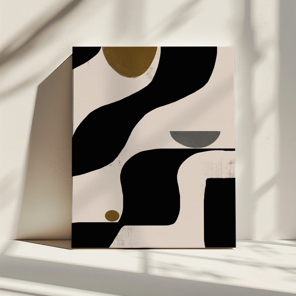 Vloeiende geometrie | Canvas