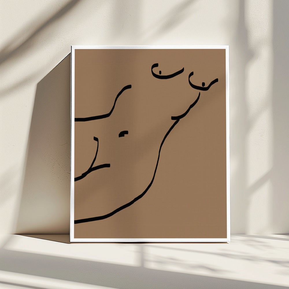 Gebogen lijnen | Canvas